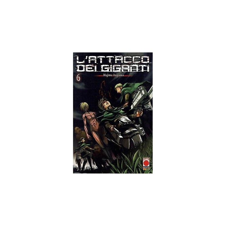 L'Attacco dei Giganti n. 6 di Hajime Isayama Prima edizione Panin 8...