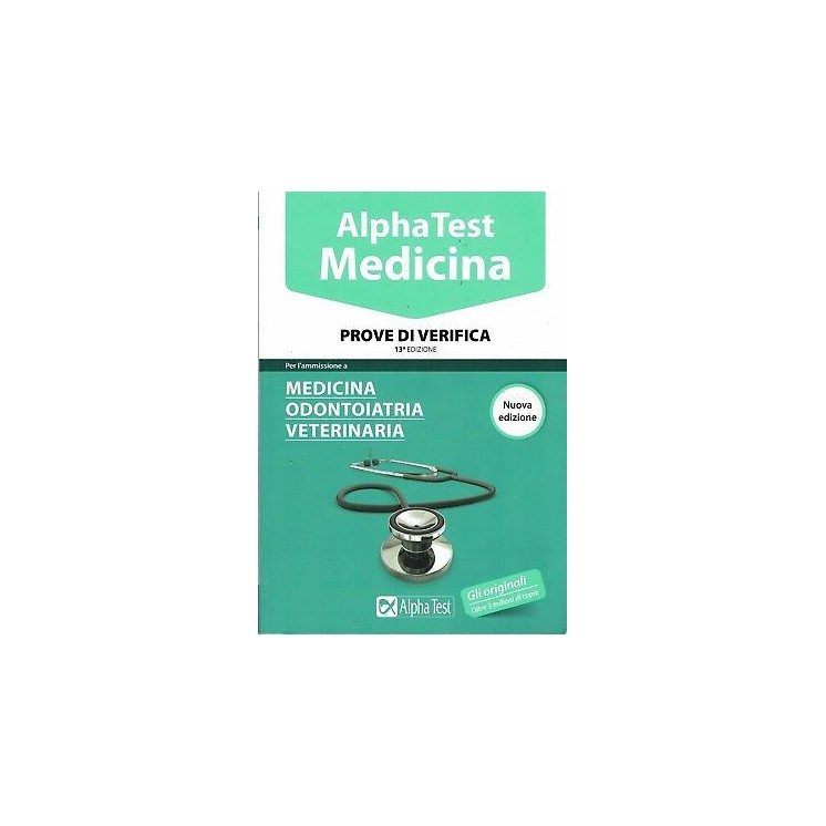 Medicina prove di verifica 13a ed.Alpha Test NUOVO sconto 70% B12