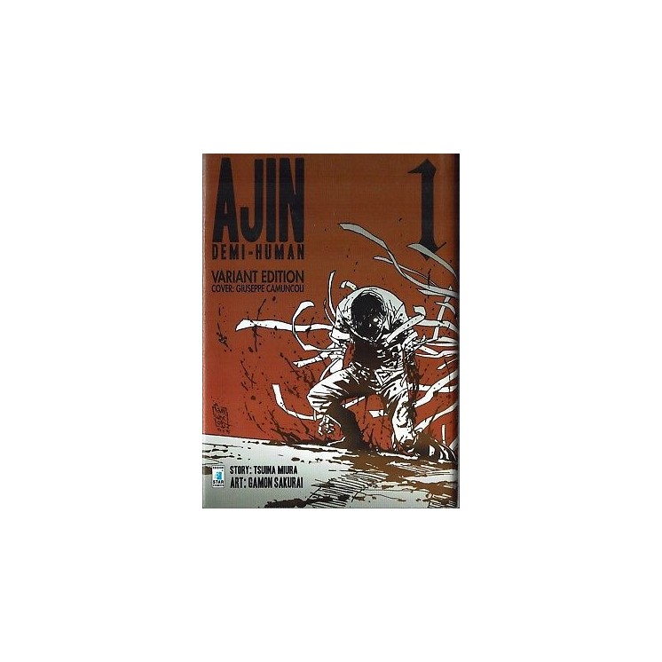 Ajin Demi-Uman 1 di Miura, Sakurai variant cover G. Camuncoli ed. S...