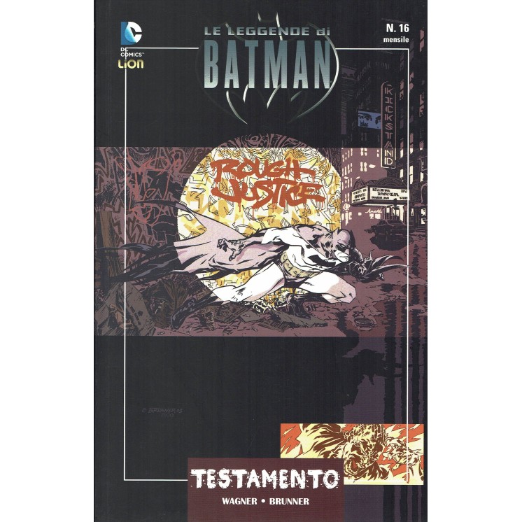 Le leggende di Batman 16 testamento di Wagner ed.Lion