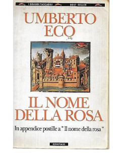 Umberto Eco : il nome della rosa ed. Grandi Tascabili Bompiani A43