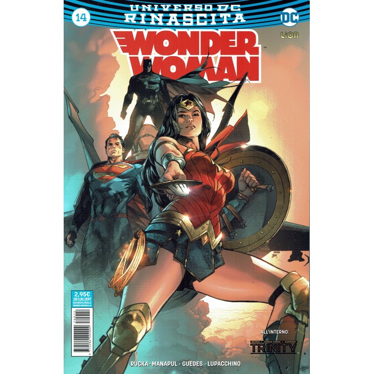 WONDER WOMAN n. 14 Universo DC Rinascita ed. LION COMICS NUOVO