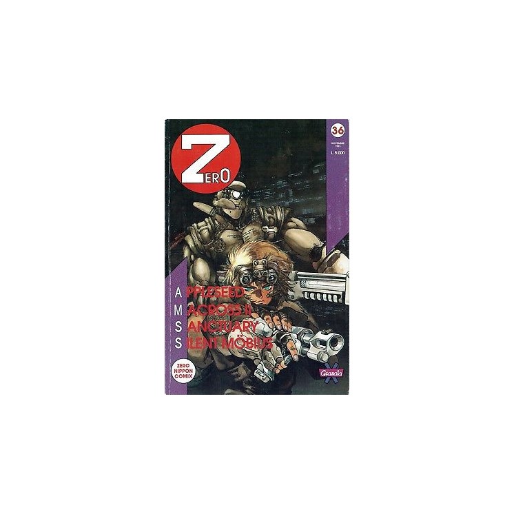 Zero 36 ed.Granata Press Appleseed Sanctuary Macross II 1,50€