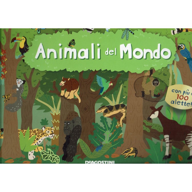 Animali del Mondo con più di 100 alette ed.Deagostini NUOVO sconto 50% FF19