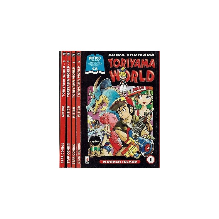 Toriyama World 1/5 serie COMPLETA di Akira Toriyama ed. Star Comics SC05
