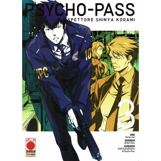 Psycho-Pass ispettore Shinya Kogami  3 di Sai Goto ed.Panini 