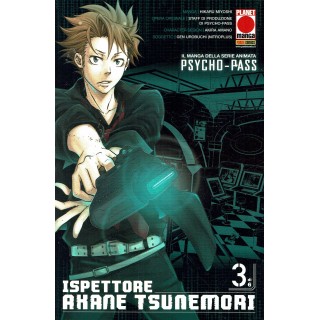 Ispettore Akane Tsunemori 3di6 Psycho Pass di Amano ed.Panini 