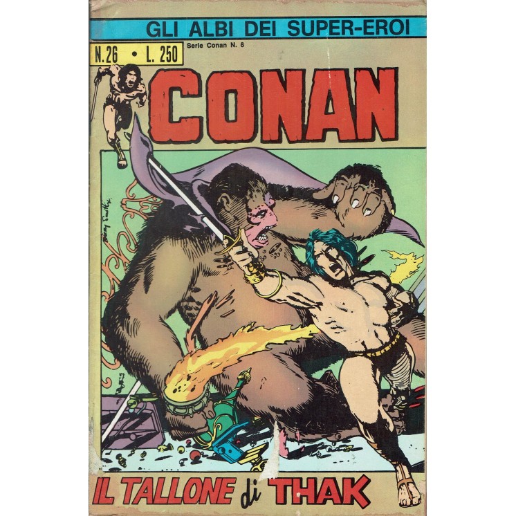 Gli Albi dei Super-Eroi n. 26 A.S.E. Conan n. 6 ed.Corno B