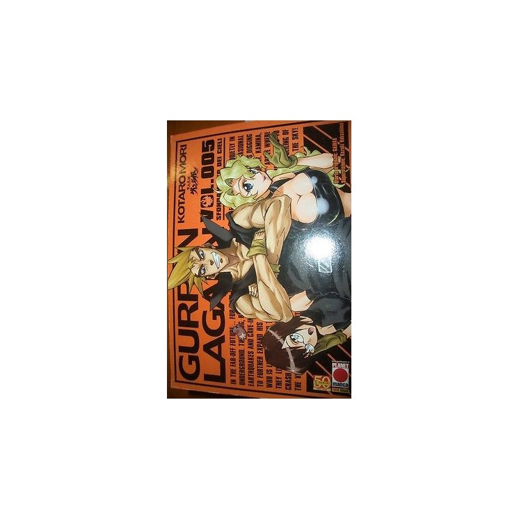 Gurren Lagann n. 5 di Kotaro Mori, GAINAX, Kazuki Nakashima - 1a ed...