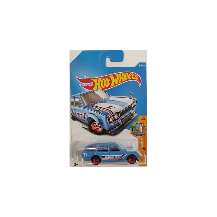 HOT WHEELS SURF'S UP: '71 DATSUN BLUEBIRD 510 WAGON 3/5 BLISTERATO