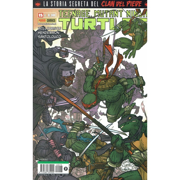Panini Ninja  15:Teenage Mutant Ninja Turtles 15 Tartarughe Ninja ed.Panini SU20