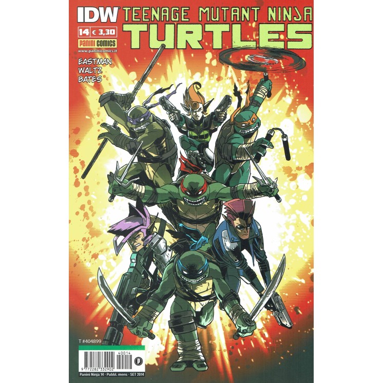 Panini Ninja  14:Teenage Mutant Ninja Turtles 14 Tartarughe Ninja ed.Panini SU20