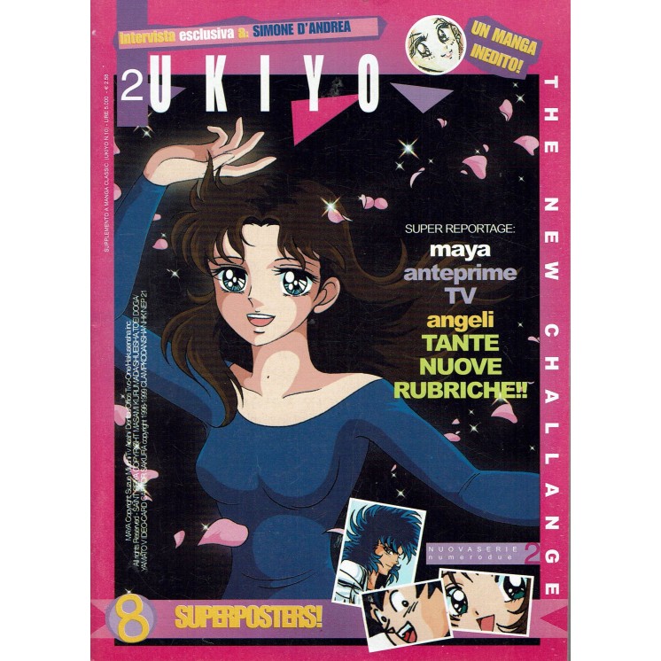 UKIYO n.2 supplemento manga classic, Maya, poster DR.Slump e Arale ed.Lo Vecchio