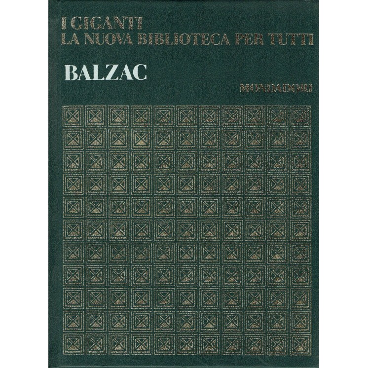 I GIGANTI La nuova biblioteca per tutti n.20: Balzac ed.MONDADORI A61