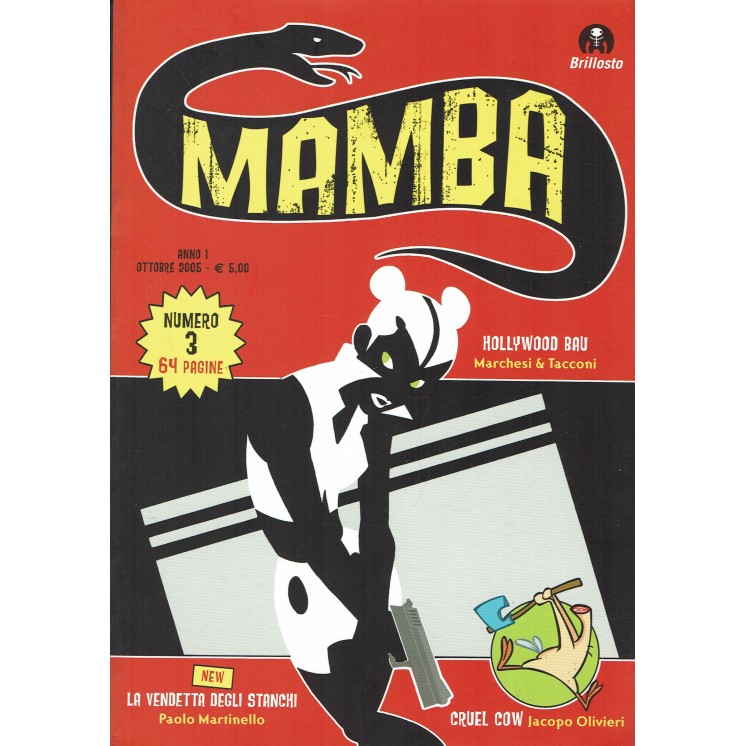 Mamba  3 Hollywood bau di Marchesi e Tacconi ed.Brillosto NUOVO sconto 50% FU13