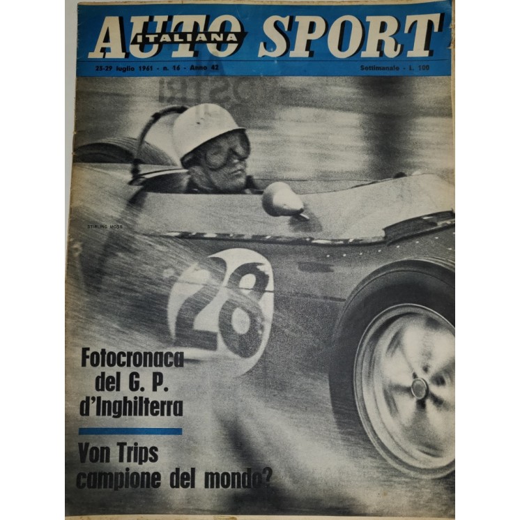 Auto Sport Italiana A.42 N. 16 Lug 1961 G.P Inghilterra, Trips ed.Mazzocchi FF19