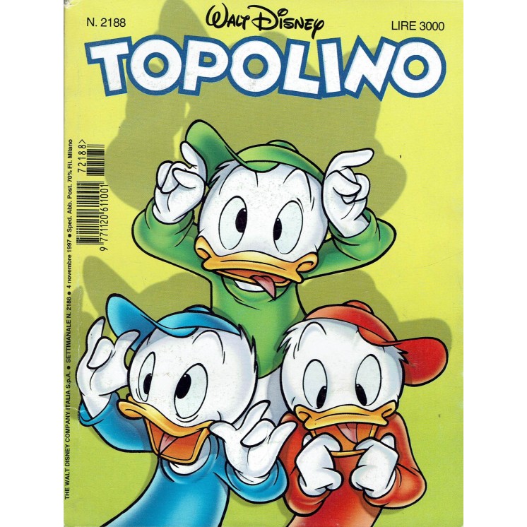 Topolino n.2188 ed.Walt Disney Mondadori