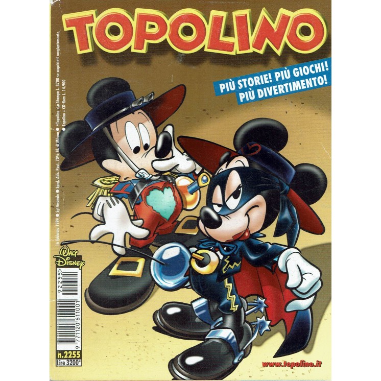 Topolino n.2255 ed.Walt Disney Mondadori