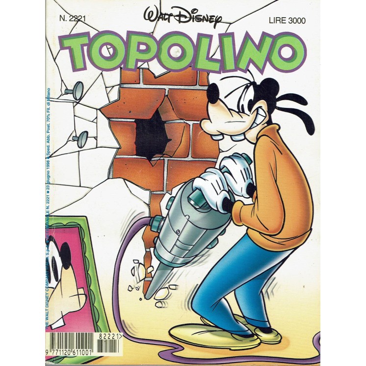Topolino n.2221 ed.Walt Disney Mondadori