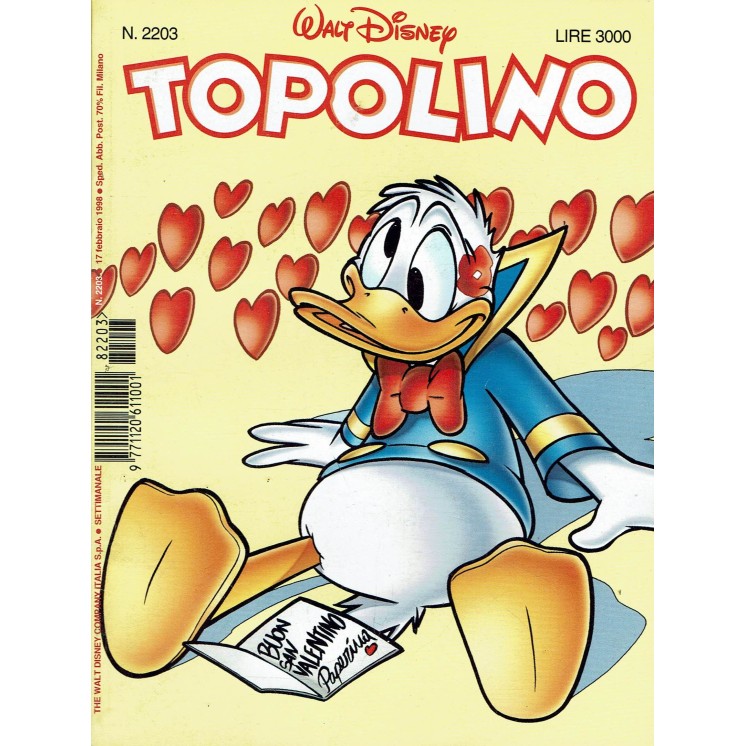 Topolino n.2203 ed.Walt Disney Mondadori