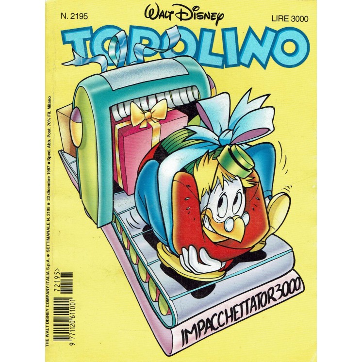 Topolino n.2195 ed.Walt Disney Mondadori