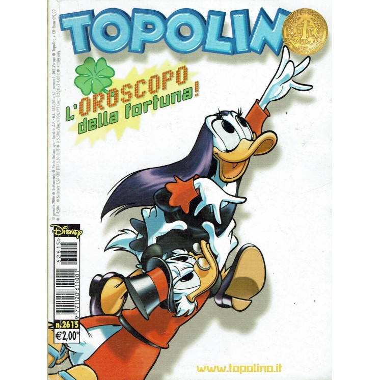 Topolino n.2615 ed.Walt Disney Mondadori