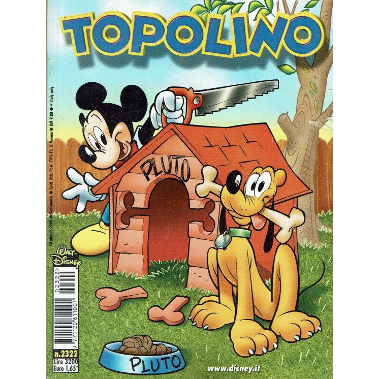 Topolino n.2322 ed.Walt Disney Mondadori