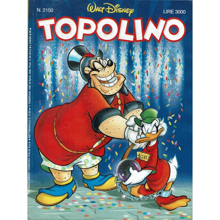 Topolino n.2150 ed.Walt Disney Mondadori