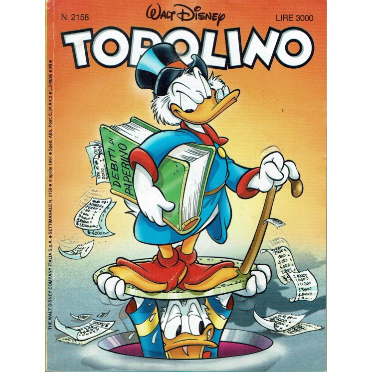 Topolino n.2158 ed.Walt Disney Mondadori