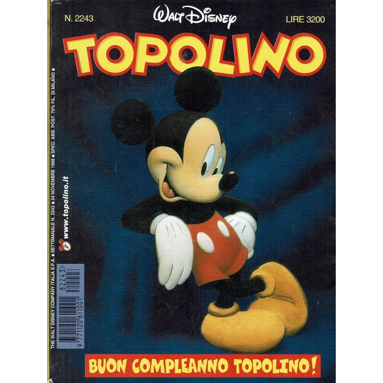 Topolino n.2243 ed. Walt Disney