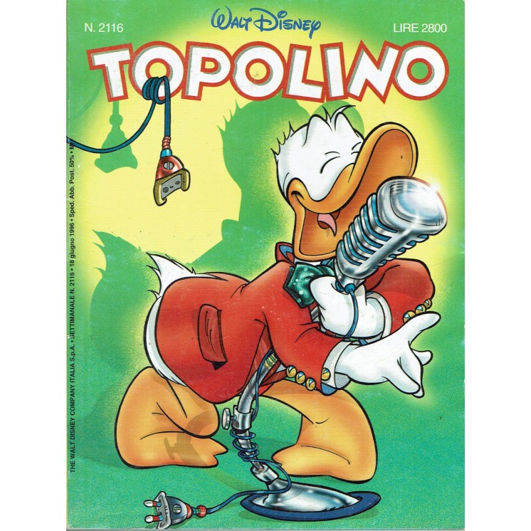Topolino n.2116 ed.Walt Disney Mondadori