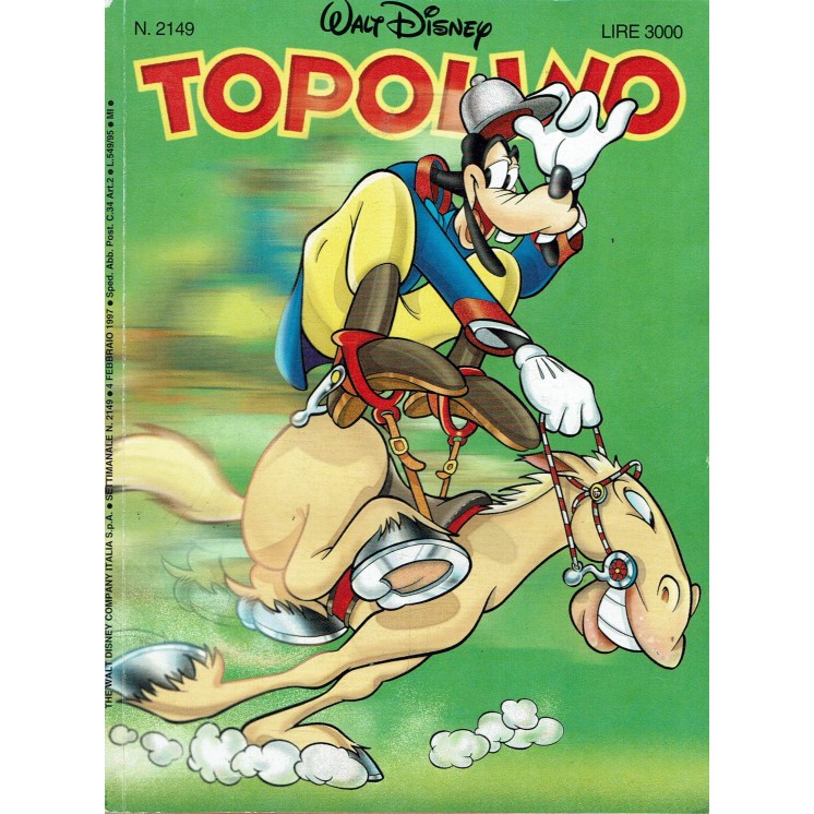 Topolino n.2149 ed.Walt Disney Mondadori