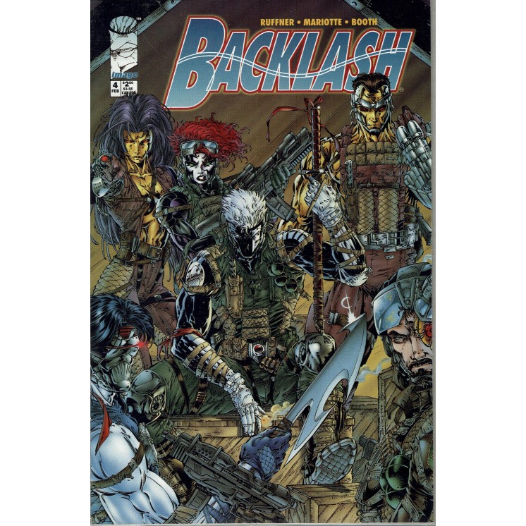 BlackLash n. 4 Feb 95 ed.Image lingua originale OL11