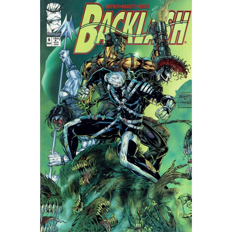 BlackLash n. 6 Mar 95 ed.Image lingua originale OL11