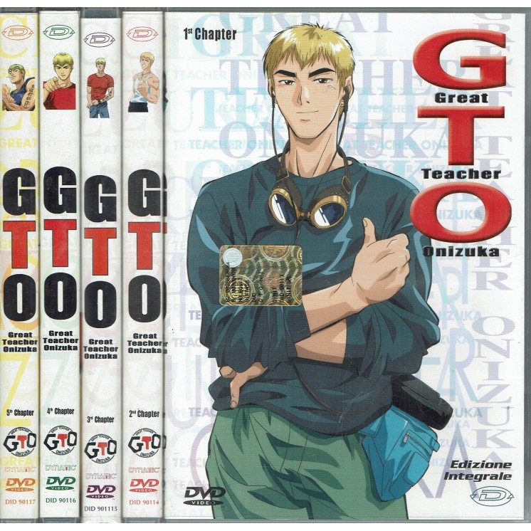 DVD GTO sequenza 1/5 Great Theacher Onizuka ed.Dynamic NUOVO