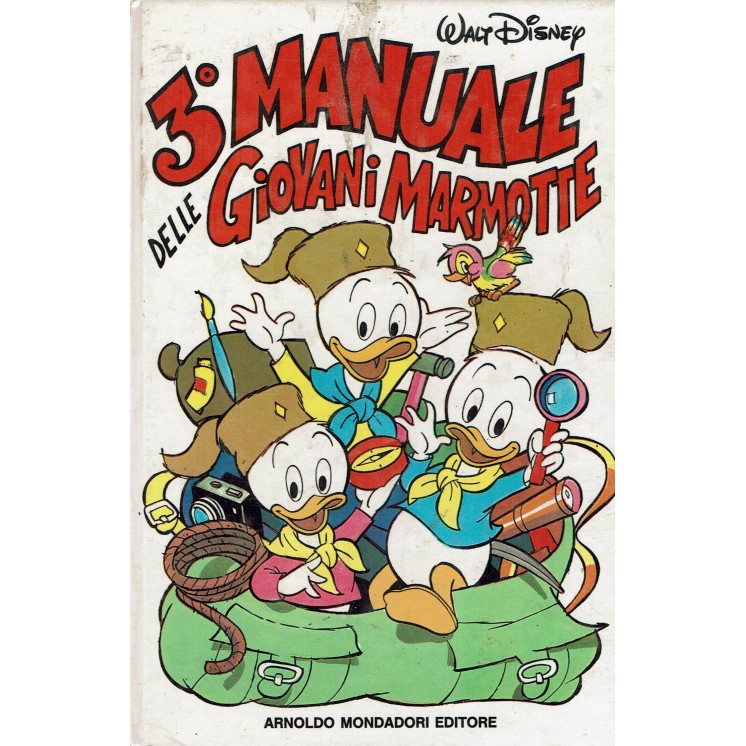 3 Manuale delle Giovani Marmotte Walt Disney ed.Mondadori FU14