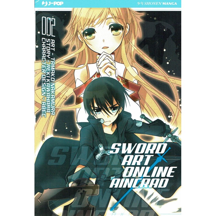 Sword Art Online Aincrad 2di3 ed.Jpop NUOVO 