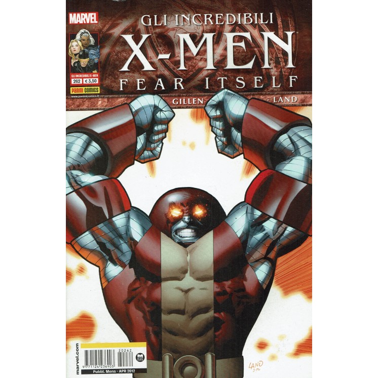 Gli Incredibili X Men n.262 Fear Itself ed.Panini