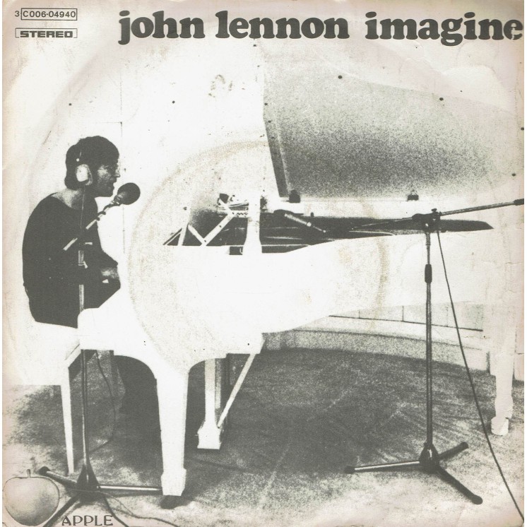45 GIRI 0053 John Lennon:Imagine/It's so hard Apple 3C 006 04940 Italy 1971