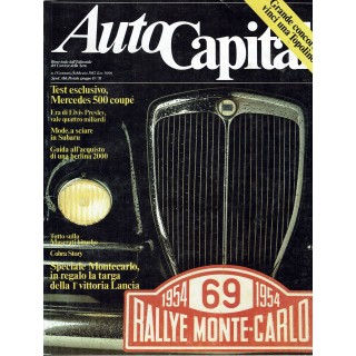 AutoCapital N. 1 Gen 1982 Mercedes 500 Coupè, Berlina 2000 ed.Corriere Sera 