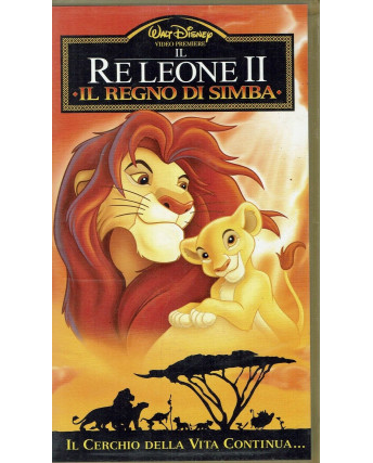 033 VHS Il re leone II: Il regno di Simba - Walt Disney VS 4747