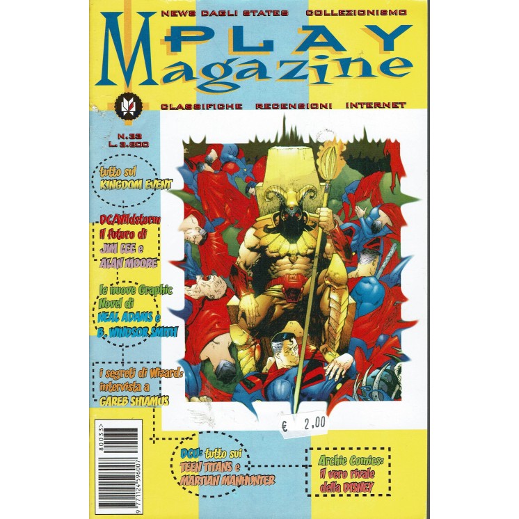 Play Magazine n.33 Justice League: Il Chiodo ed.Play Press