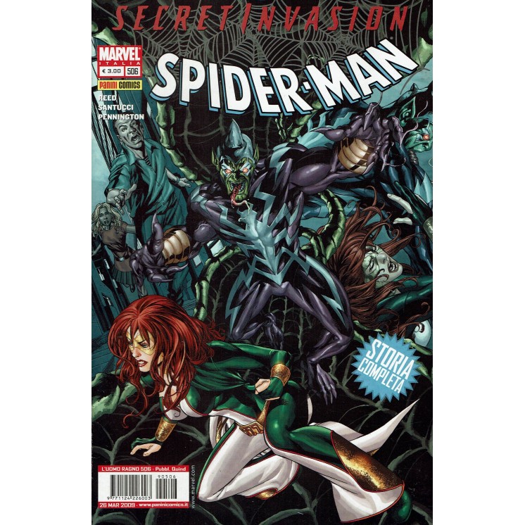L'Uomo Ragno n. 506 Secret Invasion ed. Panini Comics