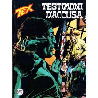 Tex 472 prima edizione - testimoni d'accusa - ed.Bonelli  1,00€