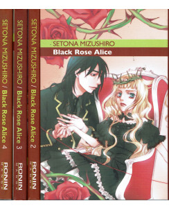 Black Rose Alice 1/4 di Setona Mizushiro Serie completa ed.Ronin Nuovo SC08