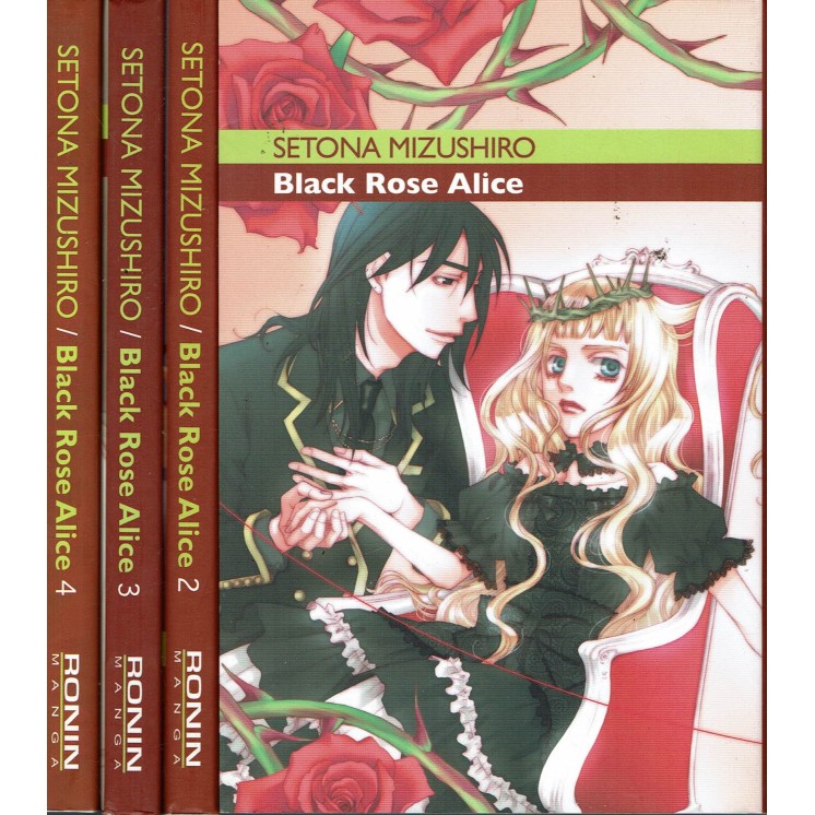 Black Rose Alice 1/4 di Setona Mizushiro Serie completa ed.Ronin Nuovo SC08