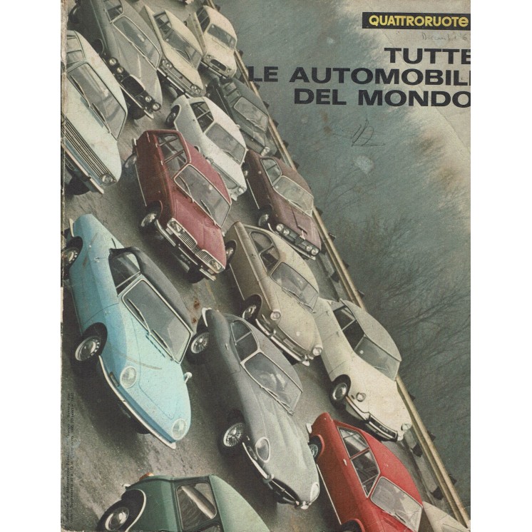 Quattroruote speciale Tutte le automobili del mondo Dic 1965 ed.Domus FF05