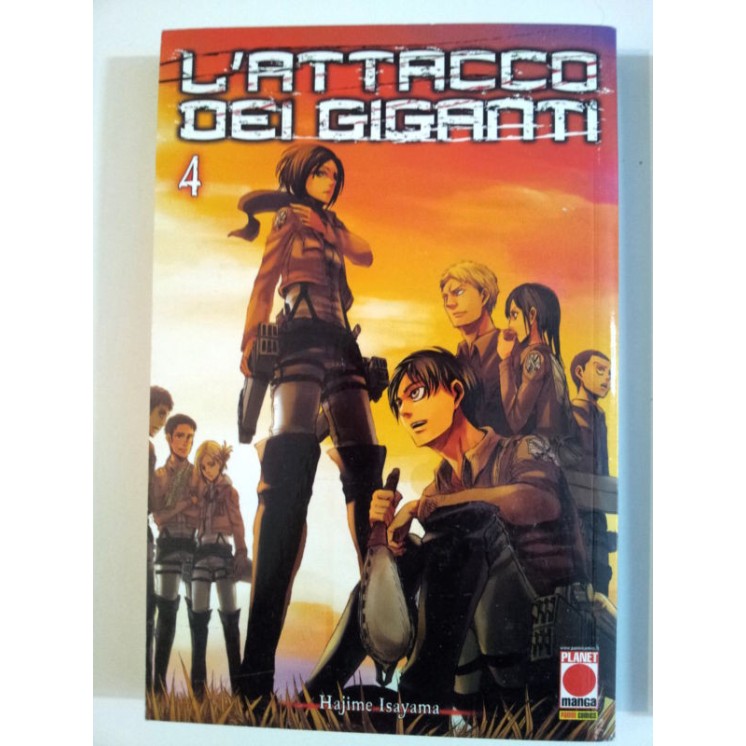 L'Attacco dei Giganti n. 4 di Hajime Isayama Terza Ristampa Panini