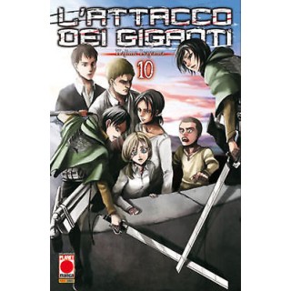 L'Attacco dei Giganti n.10 di Hajime Isayama RISTAMPA NUOVO ed. Panini Comics