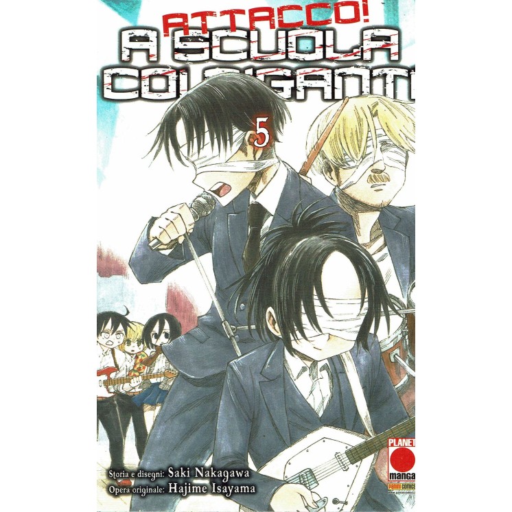 L'Attacco a scuola coi Giganti n. 5 di Isayama - Martina's Fumetti